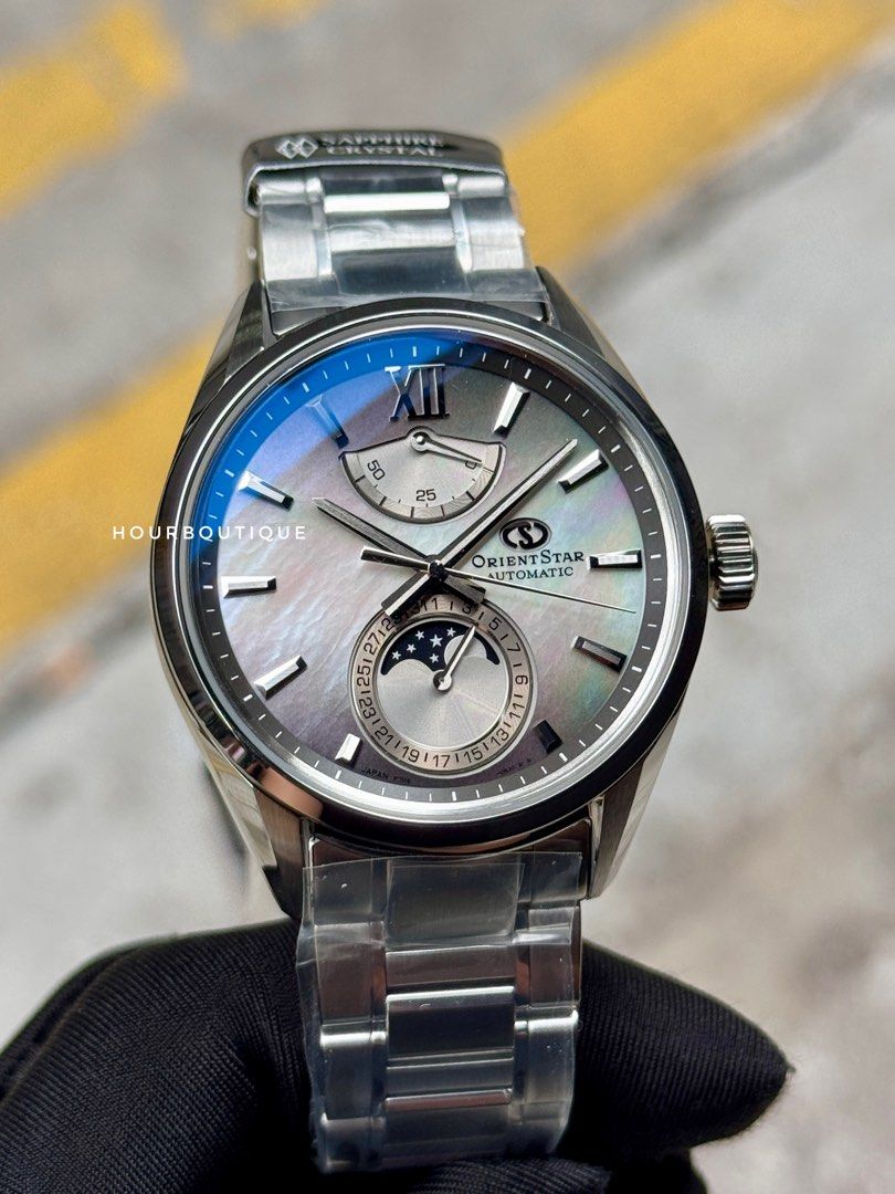 Brand New Orient Star Limited Edition MOP Dial MoonPhase Automatic Watch RE-AY0202A