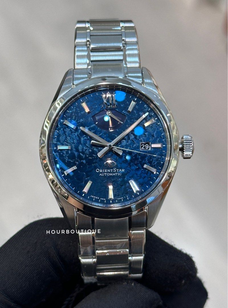 Brand New Orient Star Perseus Lighting Blue Dial Automatic Watch RE-BX0004L