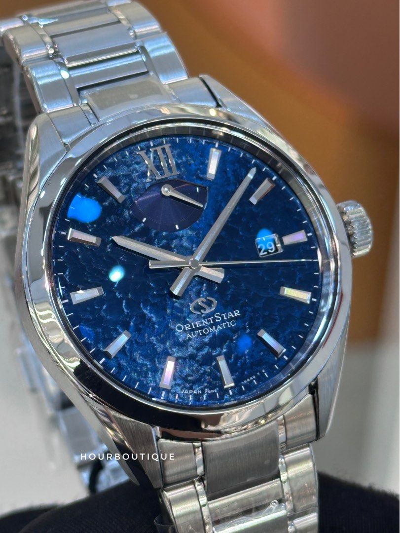 Brand New Orient Star Perseus Lighting Blue Dial Automatic Watch RE-BX0004L