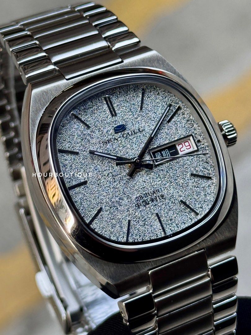 Brand New SeaGull Static Screen TV Design, Automatic Watch