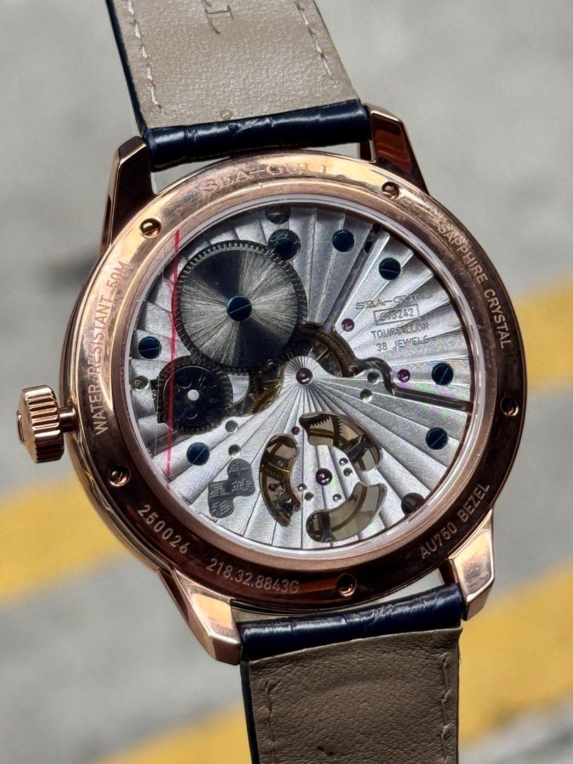 Brand New SeaGull Tourbillon Starry Sky Dial, Chinese Astronomical Calendar 43mm