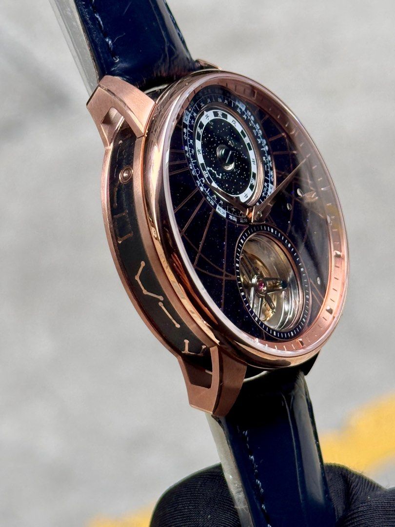 Brand New SeaGull Tourbillon Starry Sky Dial, Chinese Astronomical Calendar 43mm