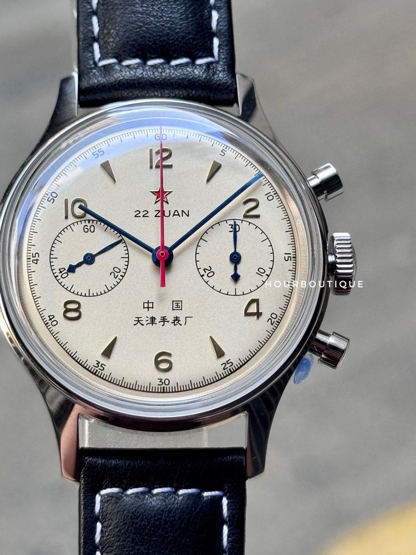 Brand New SeaGull Watch Aviator Manual Winding Chronograph 37.5mm Watch