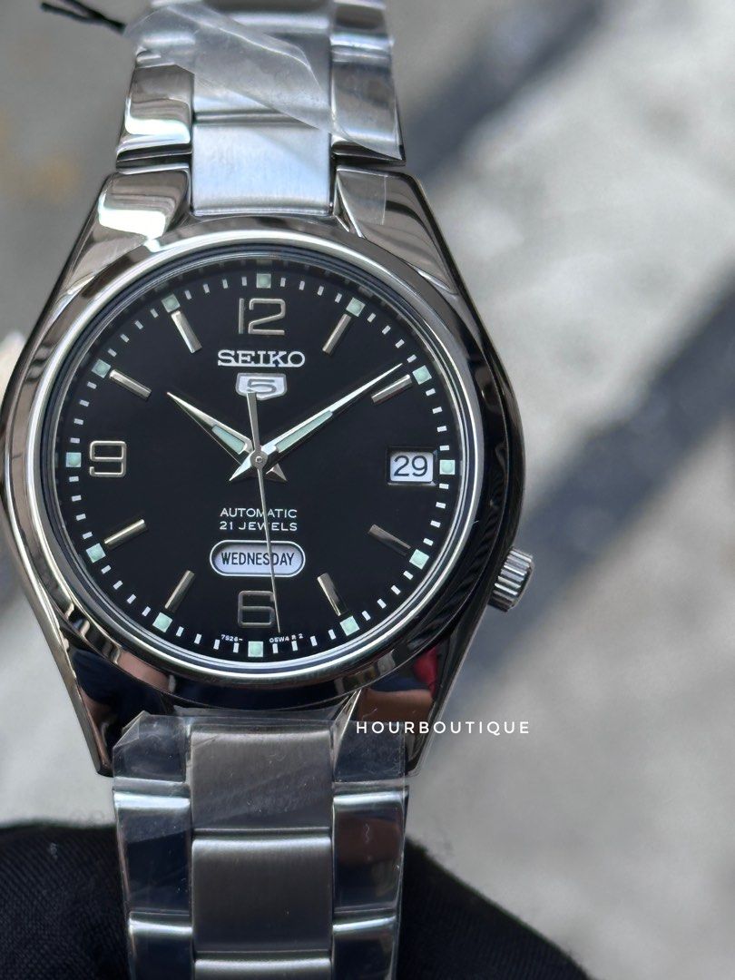 Brand New Seiko 5 Black Dial Automatic Watch SNK623K1