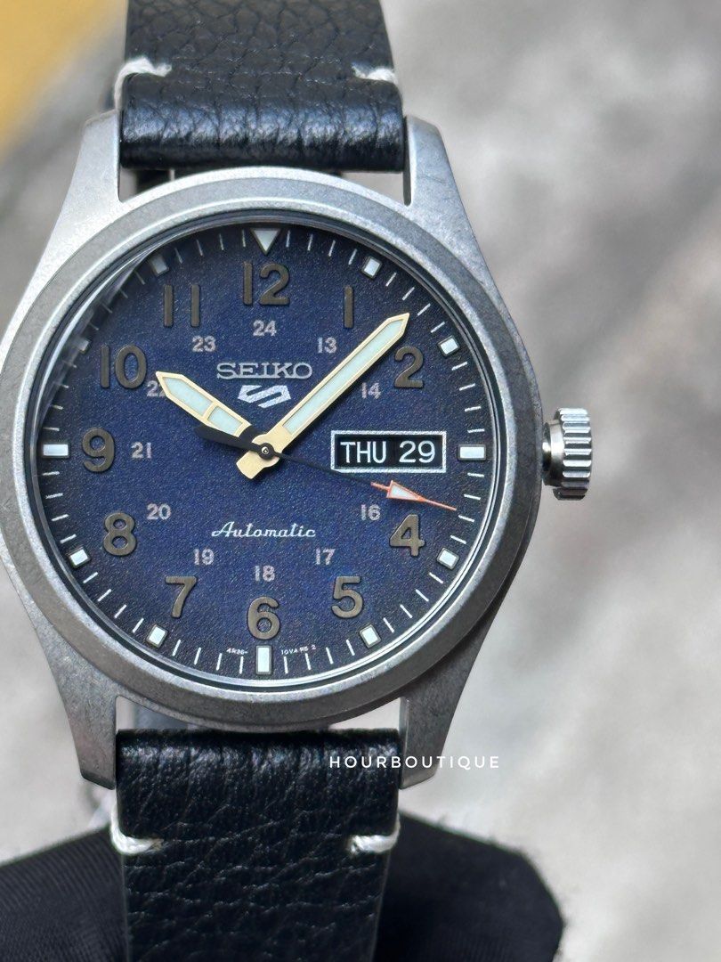 Brand New Seiko 5 Blue Dial Automatic Casual Watch SRPG39K1