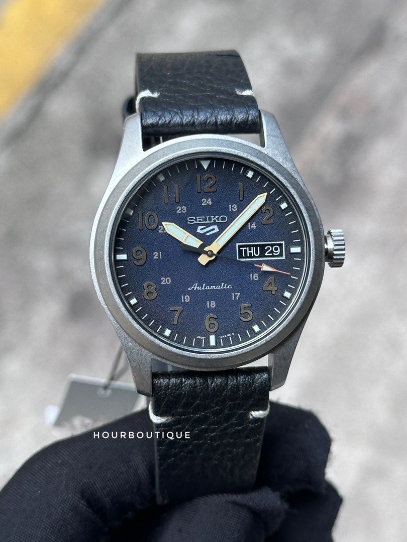 Brand New Seiko 5 Blue Dial Automatic Casual Watch SRPG39K1