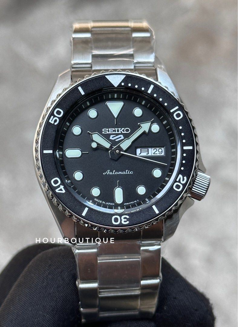 Brand New Seiko 5 JDM Black Dial Automatic Men’s Watch SBSA001