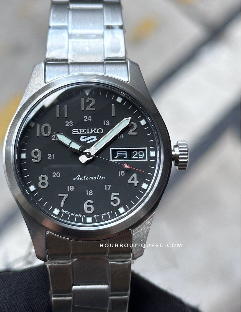 Brand New Seiko 5 Made In Japan Version Mid Size Automatic Watch SBSA197