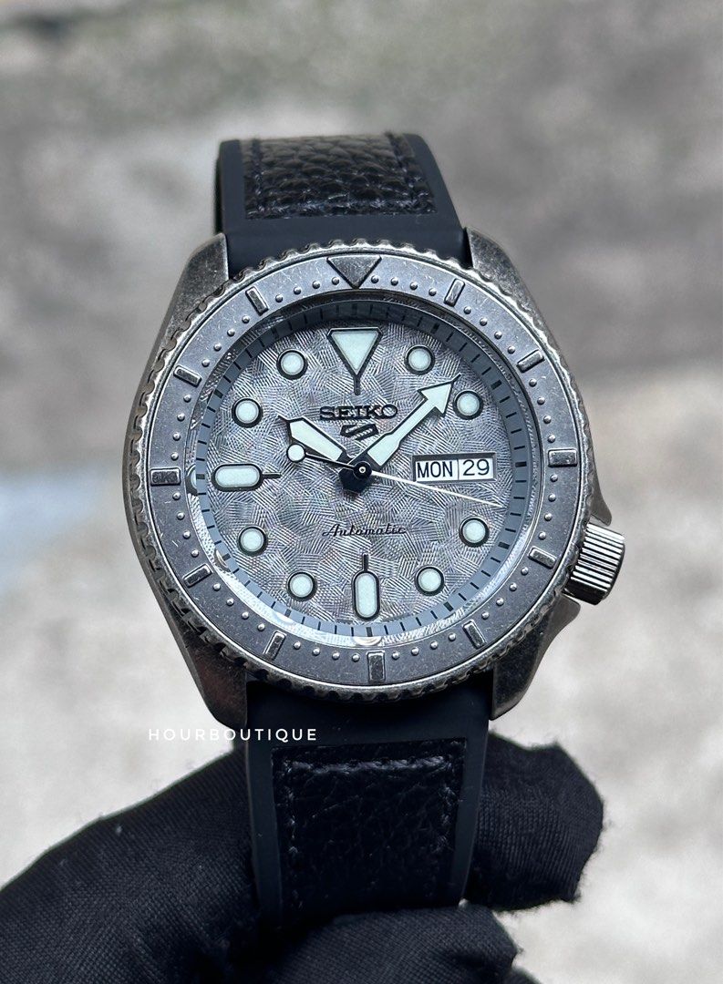 Brand New Seiko 5 Printed Meteor Dial Automatic Mens Watch SRPE79K1