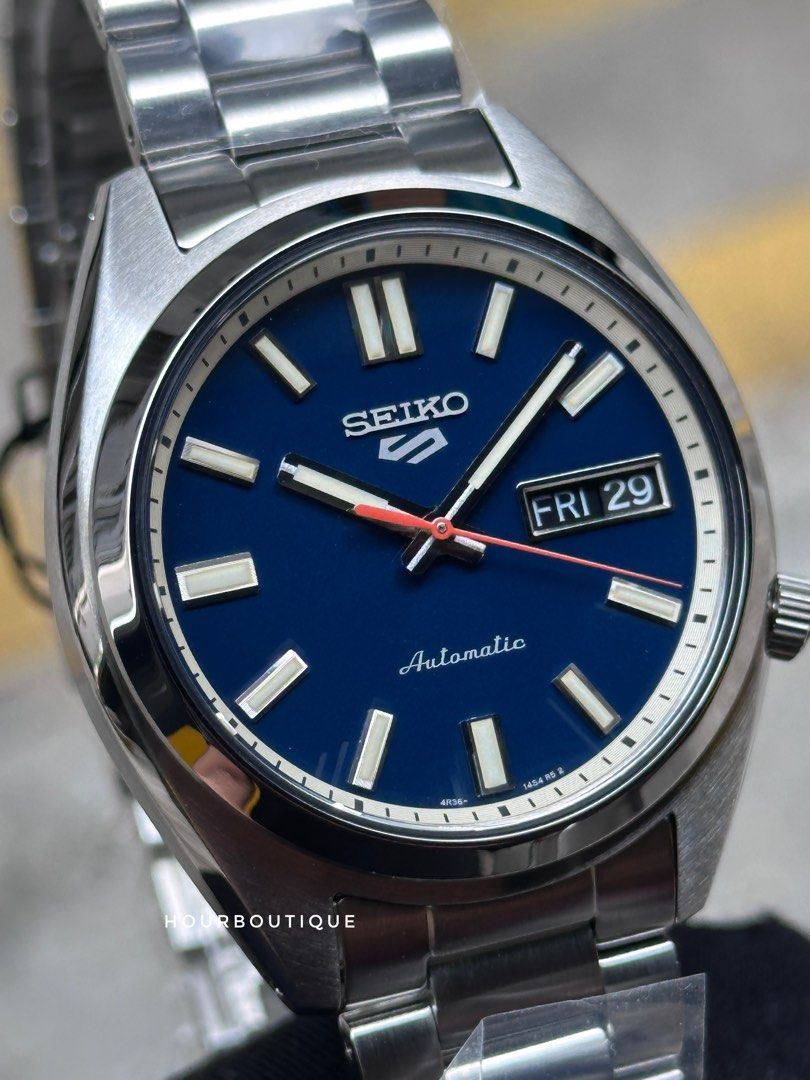 Brand New Seiko 5 Vintage Reissue Blue Dial Automatic Watch SRPK87K1