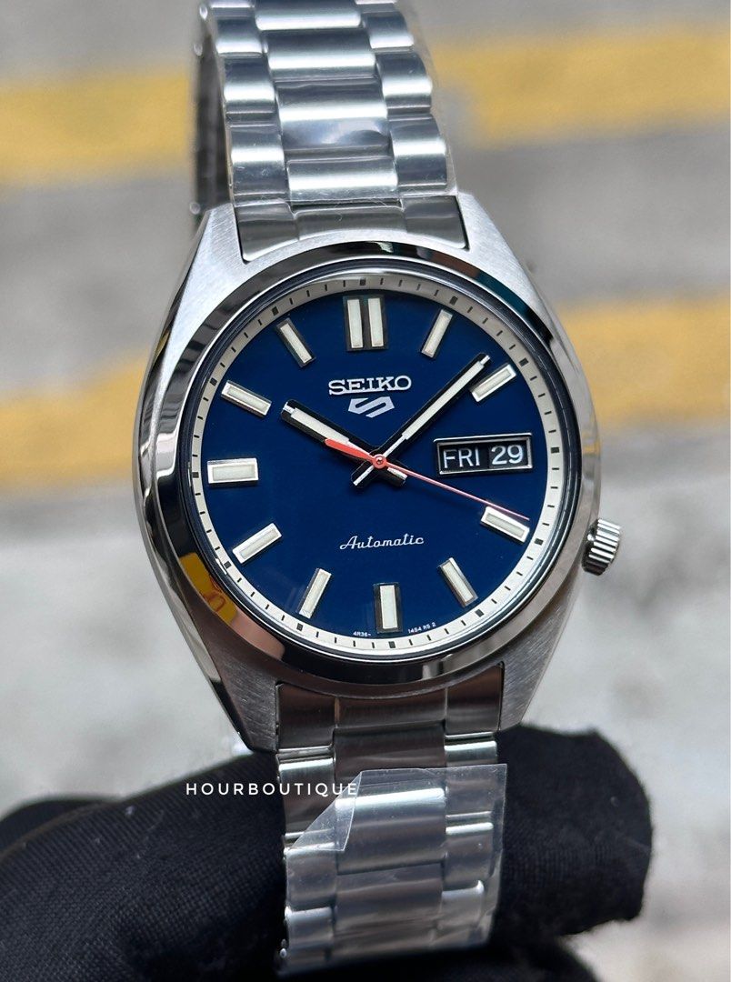 Brand New Seiko 5 Vintage Reissue Blue Dial Automatic Watch SRPK87K1