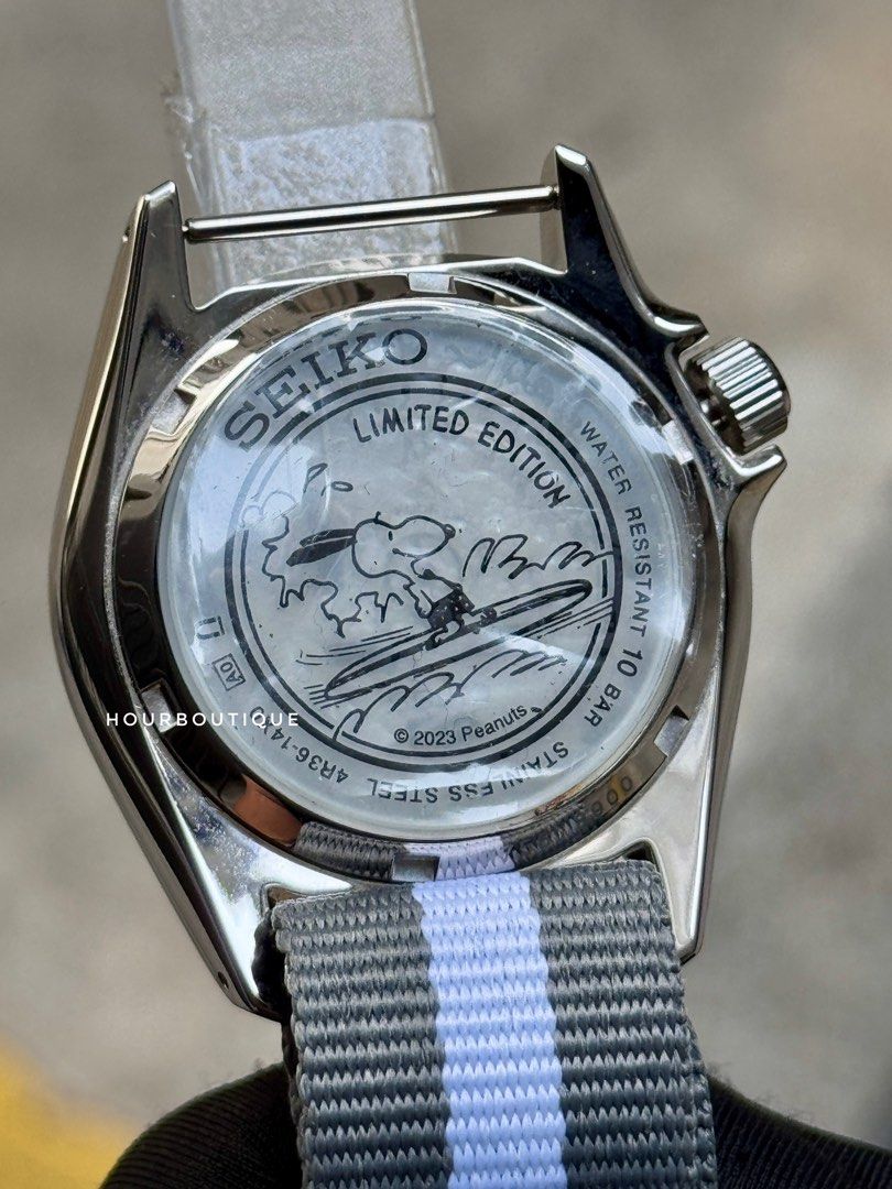 Brand New Seiko 5 X Snoopy Collaboration, Automatic Watch SRPK25K1