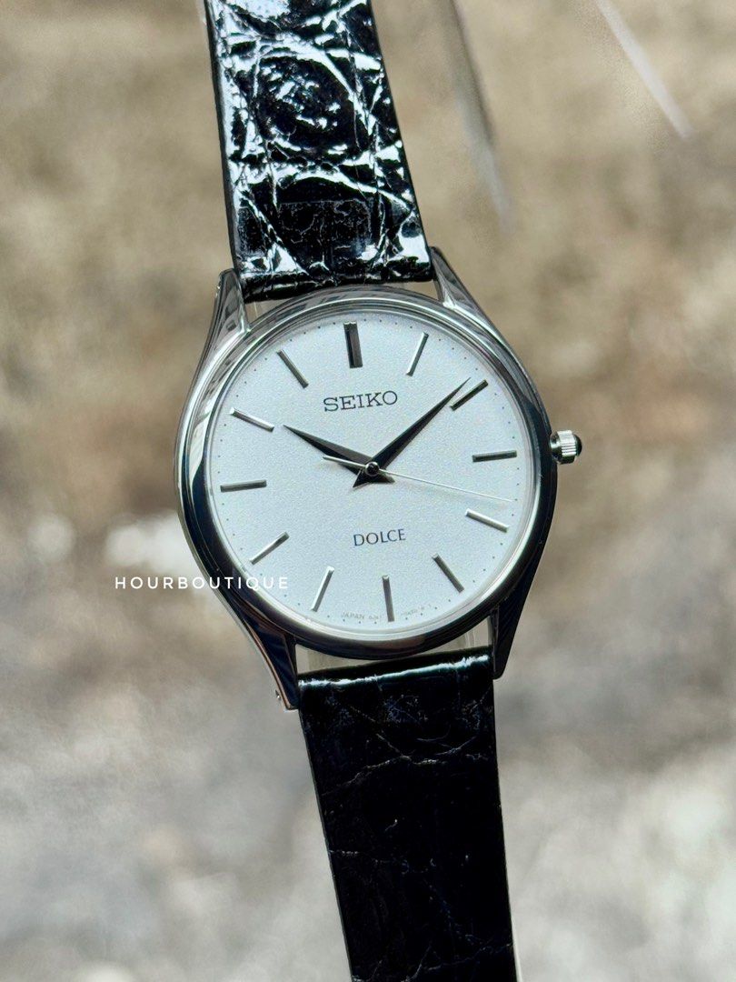 Brand New Seiko Dolce White Frost Dial Quartz Watch SACM171