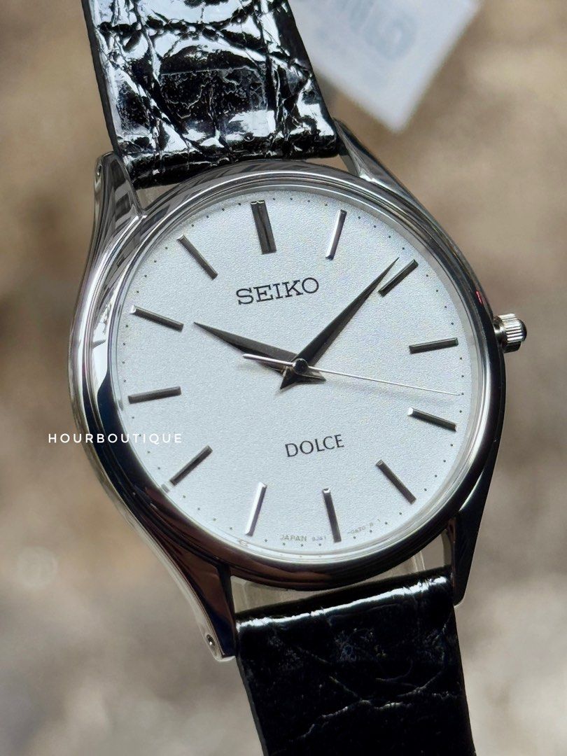 Brand New Seiko Dolce White Frost Dial Quartz Watch SACM171