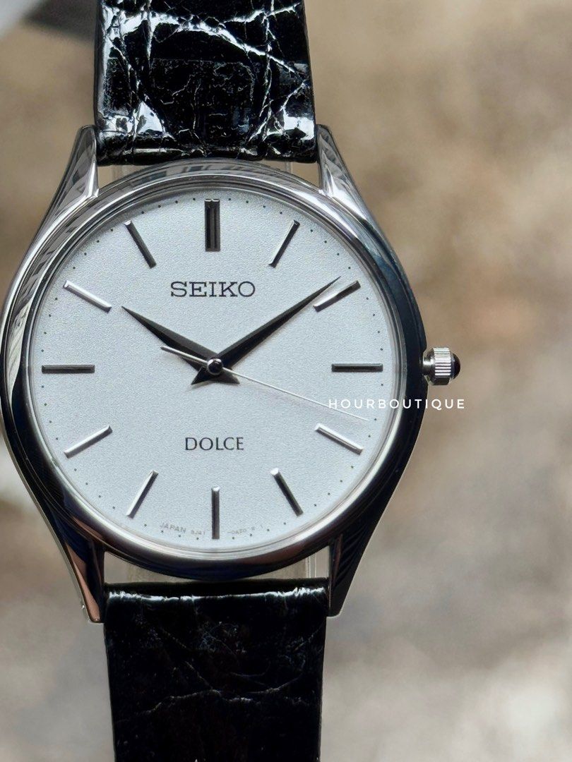 Brand New Seiko Dolce White Frost Dial Quartz Watch SACM171