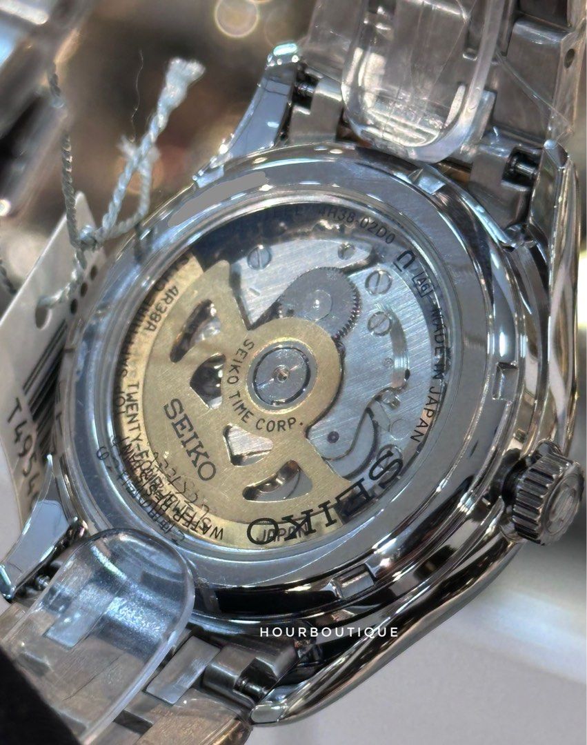 Brand New Seiko Presage 38mm Two Tone Automatic White Dial Watch SARY174 SSA412J1