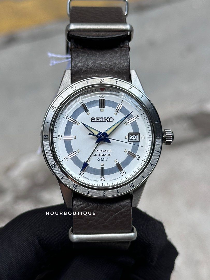 Brand New Seiko Presage GMT Limited Edition Mens Travellers Watch SSK015J1