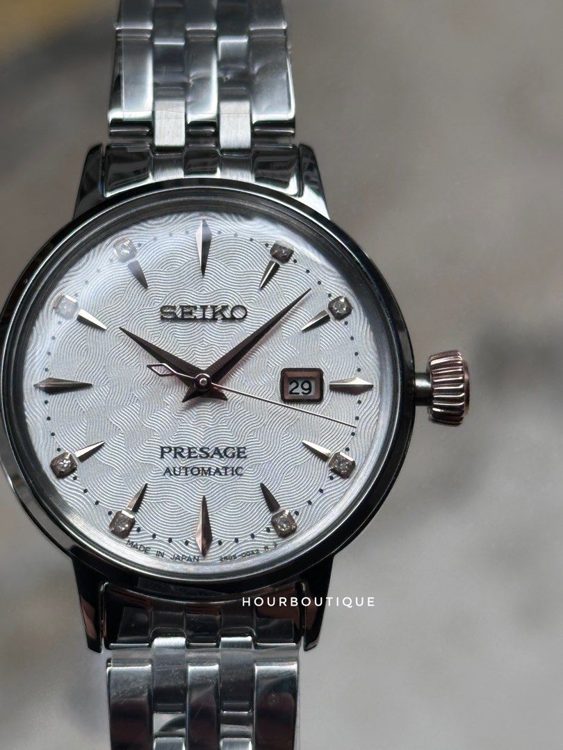 Brand New Seiko Presage Lady’s Pastel Pink Dial Automatic Watch SRE009J1