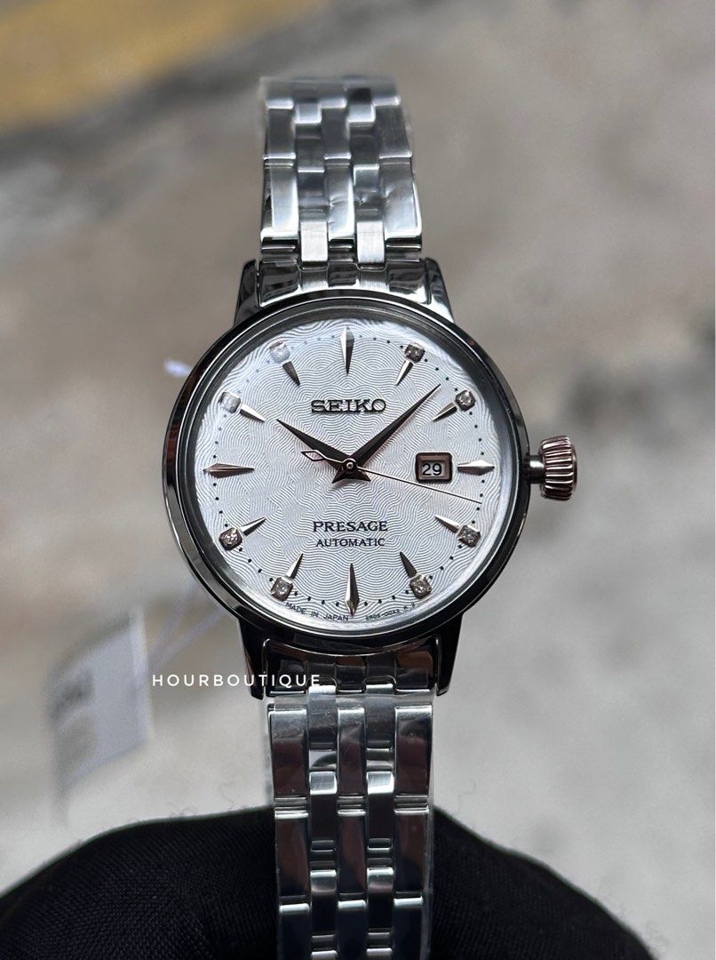 Brand New Seiko Presage Lady’s Pastel Pink Dial Automatic Watch SRE009J1