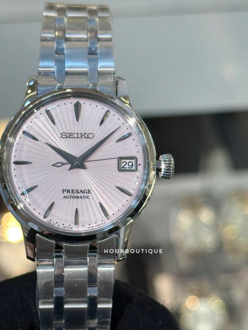 Brand New Seiko Presage Pastel Pink Lady’s Automatic Watch SRP839J1