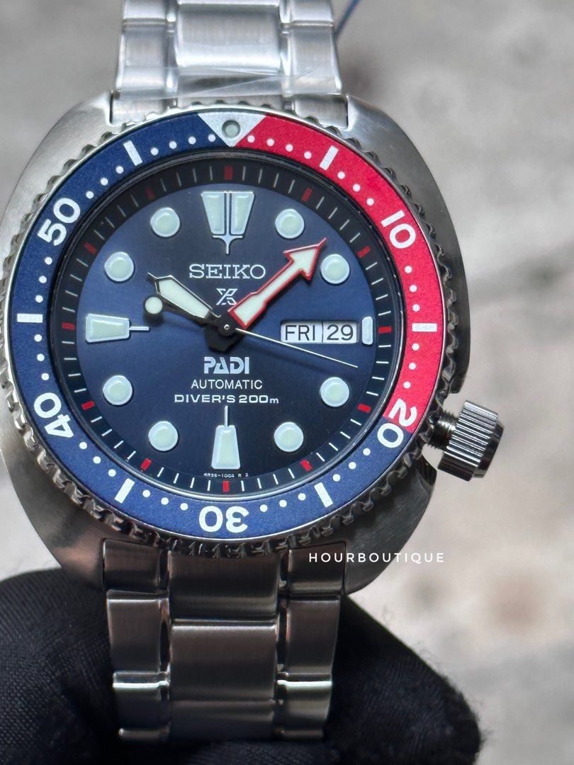 Brand New Seiko Prospex Classic PADI Turtle Automatic Divers Watch SRPE99K1