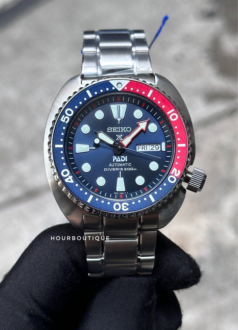 Brand New Seiko Prospex Classic PADI Turtle Automatic Divers Watch SRPE99K1