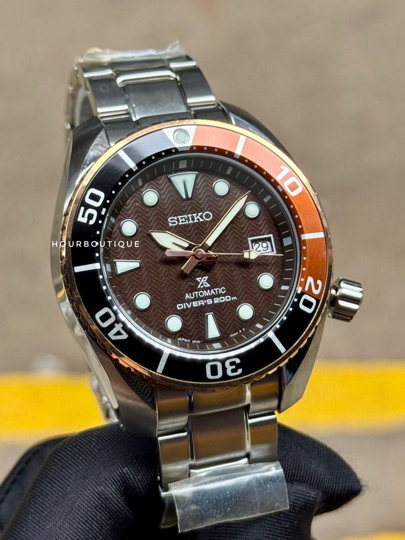 Brand New Seiko Prospex HawksBill Sumo Automatic Divers Watch SPB192J1