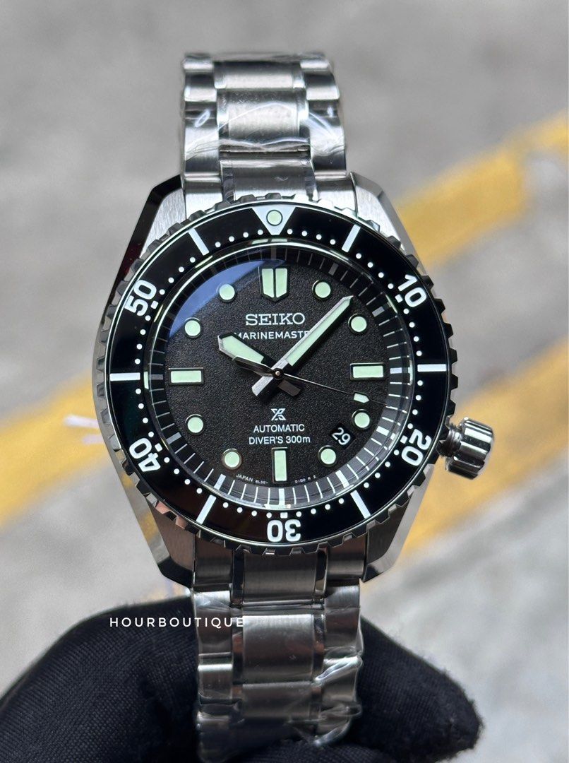 Brand New Seiko Prospex Marine Master MM300 Black Dial Automatic Divers SBDX065 SLA079J1