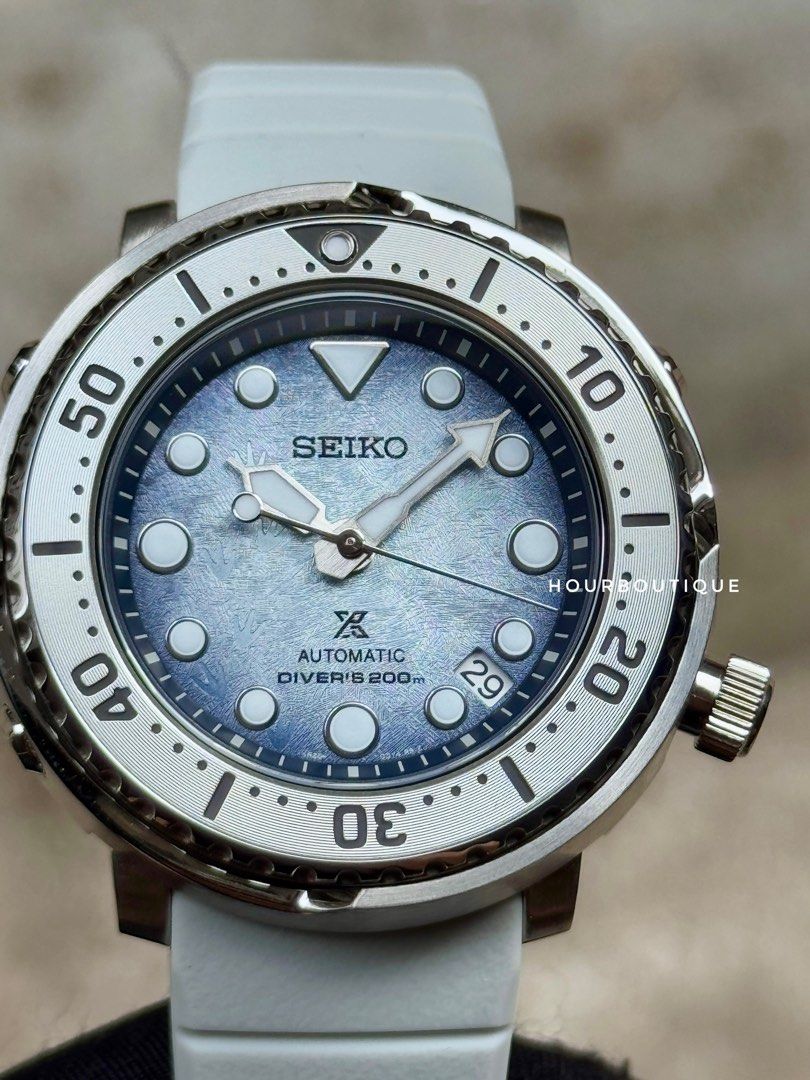 Brand New Seiko Prospex Mini Tuna Artic Penguin Dial Automatic Diver Watch SRPG59K1
