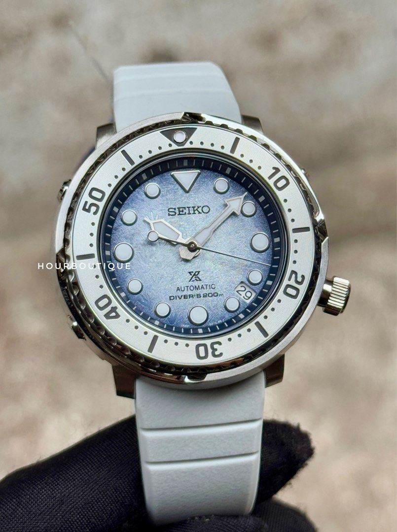 Brand New Seiko Prospex Mini Tuna Artic Penguin Dial Automatic Diver Watch SRPG59K1