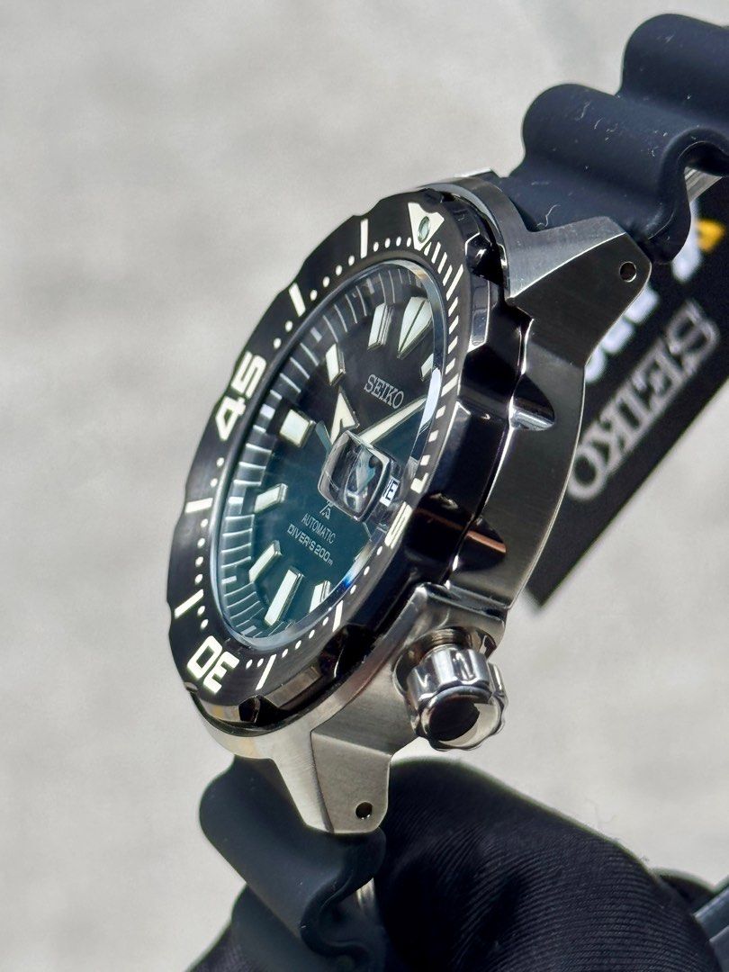 Brand New Seiko Prospex Monster, Black Dial Automatic Divers Watch SRPD27K1