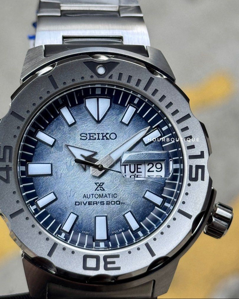 Brand New Seiko Prospex Penguin Feet Dial, Monster Series 