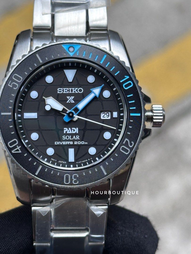 Solar Seiko Padi Quartz Brand New Seiko Prospex Solar Powered 38mm