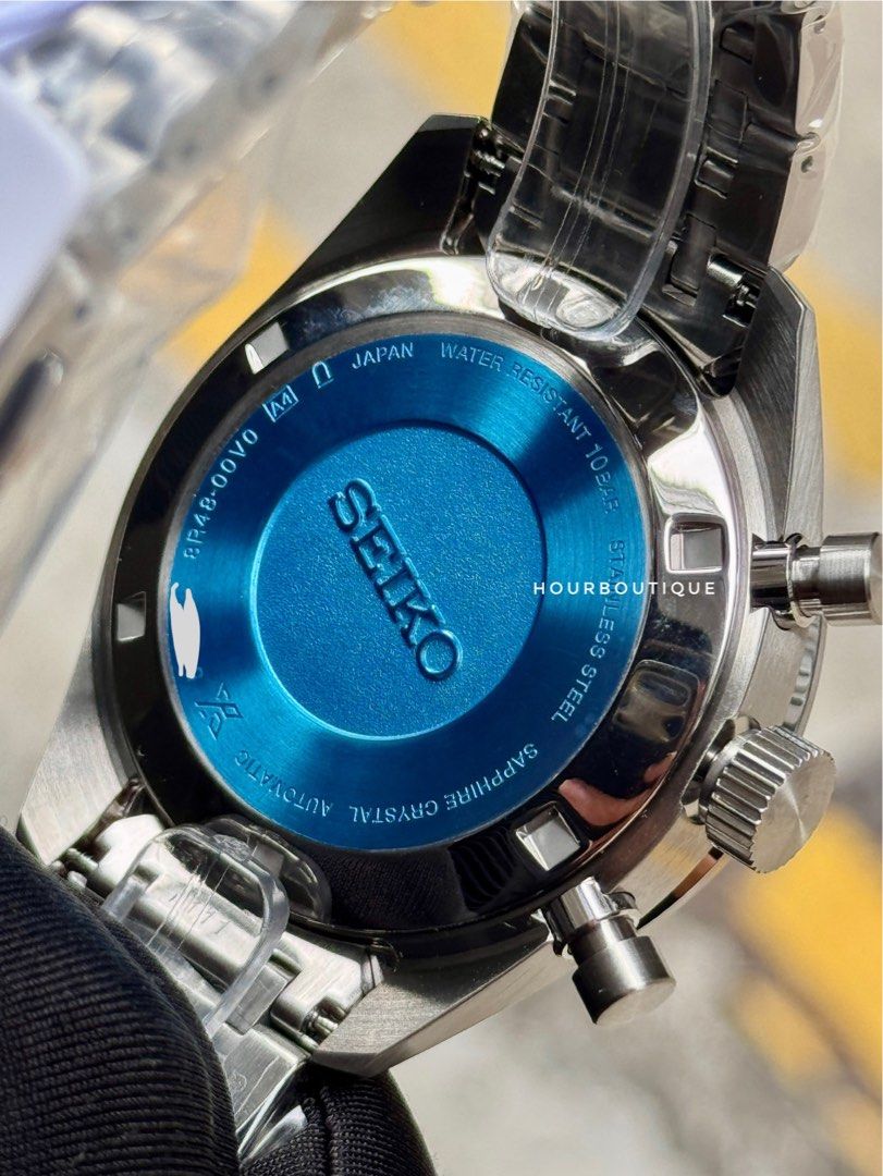 Brand New Seiko Prospex SpeedTimer Black Dial Automatic Chronograph SBEC027 SRQ055J1