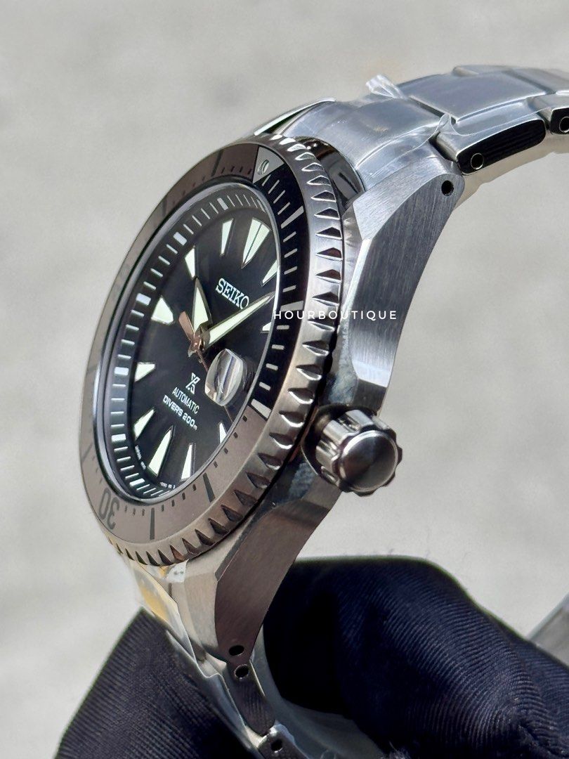 Brand New Seiko Prospex Titanium Shogun Black Dial Automatic Divers Watch SPB189J1
