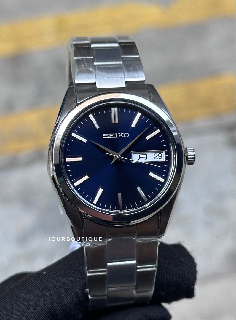 Brand New Seiko Spirit blue Dial Quartz 37mm Japan Only Watch SBTH009