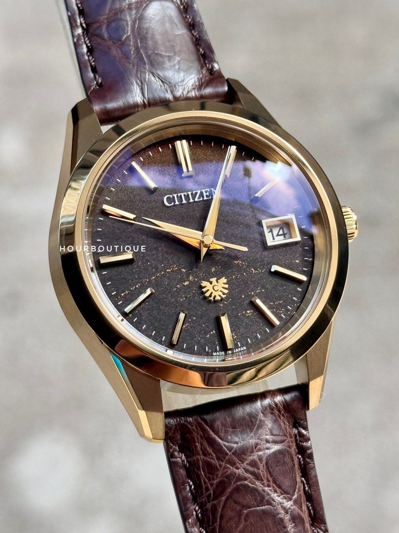 Brand New The Citizen Black Washi Paper Dial 400pc Limited Ed Perpetual Calendar Watch AQ4103-16W