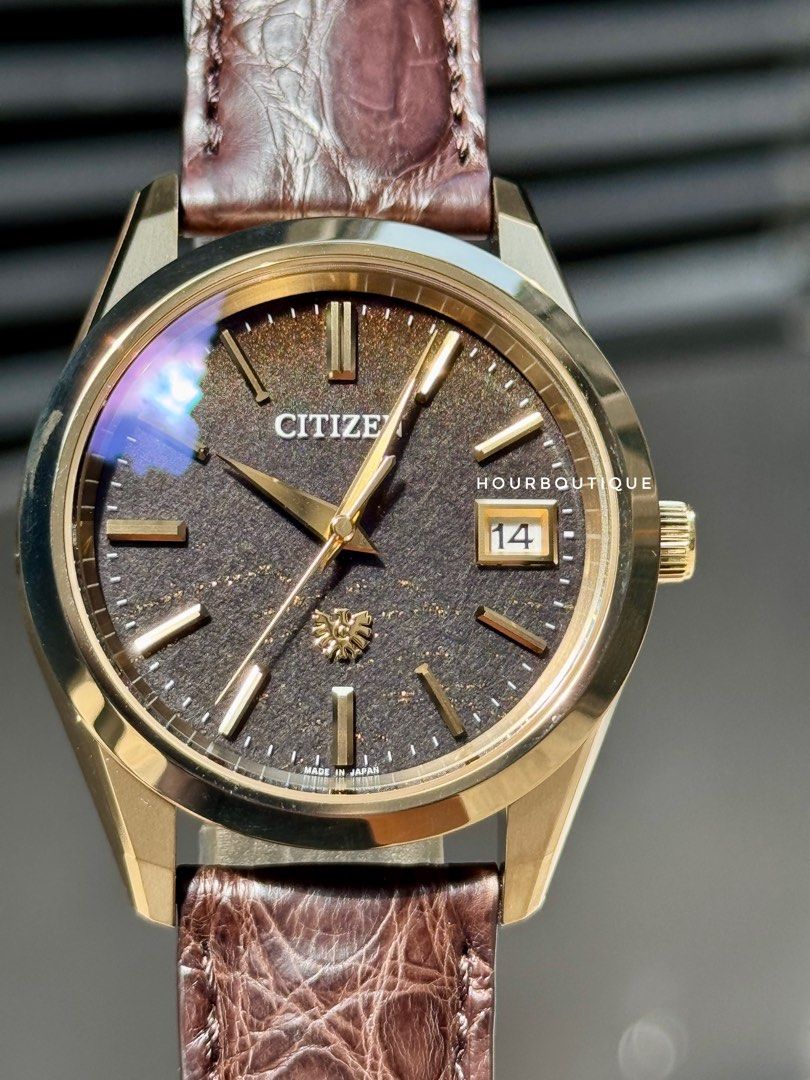 Brand New The Citizen Black Washi Paper Dial 400pc Limited Ed Perpetual Calendar Watch AQ4103-16W