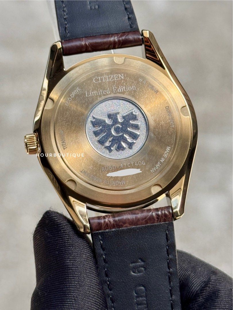 Brand New The Citizen Black Washi Paper Dial 400pc Limited Ed Perpetual Calendar Watch AQ4103-16W