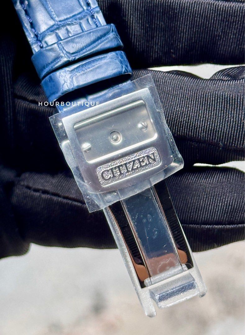 Brand New The Citizen Summer Night Blue Washi Paper Dial, Perpetual Calendar Eco-Drive AQ4100-22L