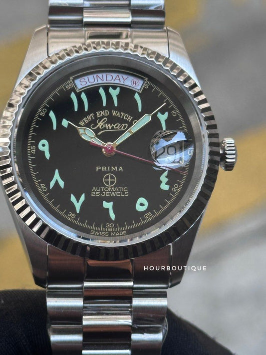 Brand New WestEnd Watch Co. Classics 37mm Swiss Made Jawi Dial Automatic Watch