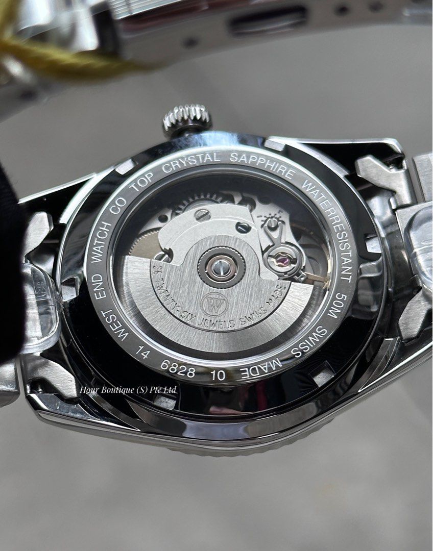 Brand New WESTEND Watch Company Matt Orange Dial Swiss Made Automatic Watch