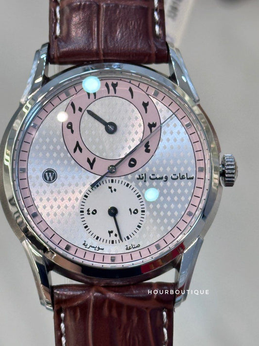 Brand New WestEnd Watch Company Regulator Series Swiss Made Automatic Watch Orange Dial