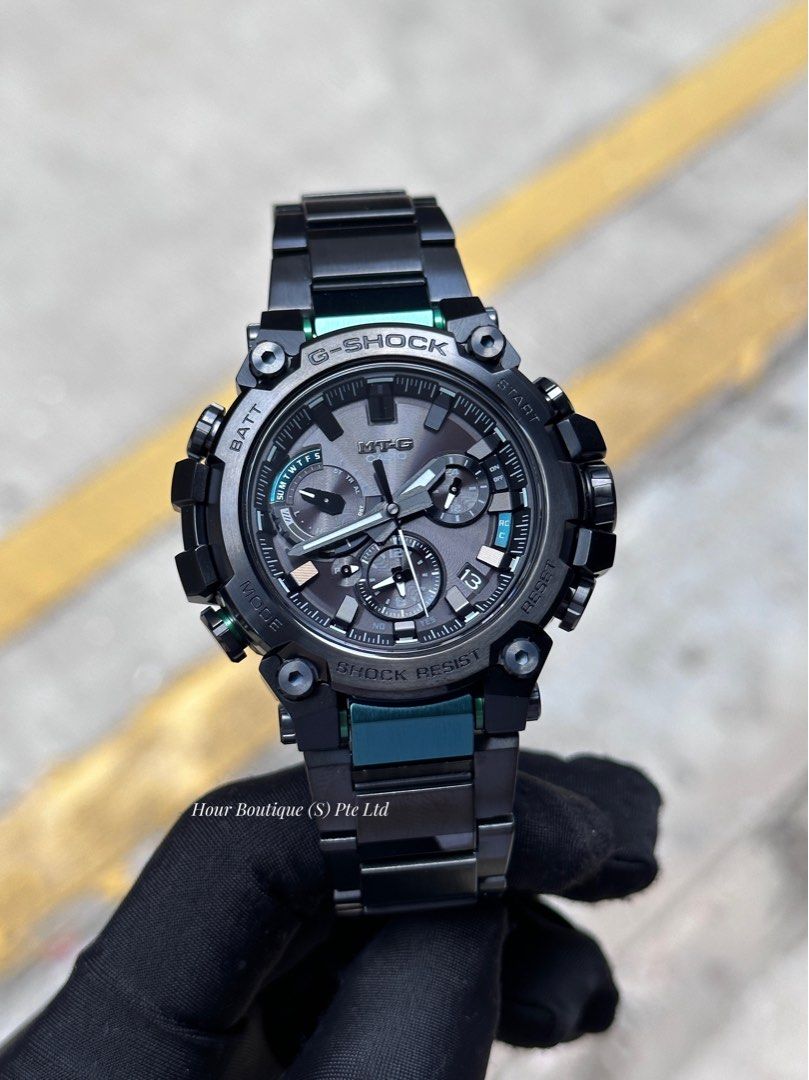 Brand New Casio G-Shock Black Green MTG-B3000BD-1A2