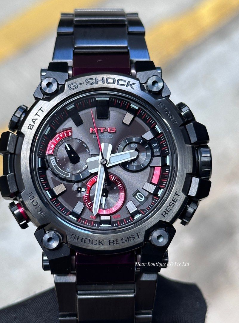 Brand New Casio G-Shock Black Red MTG-B3000BD-1A