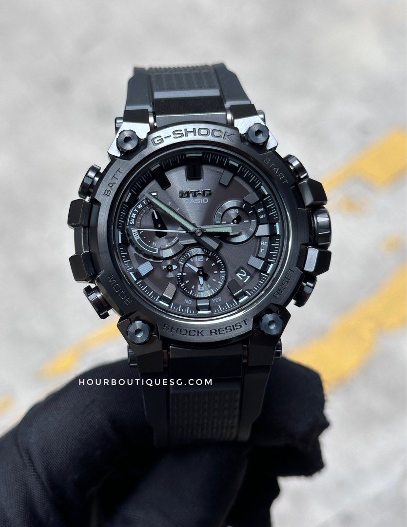 Brand New Casio G-Shock MTG-B3000B-1A Stealth Black Men's Watch