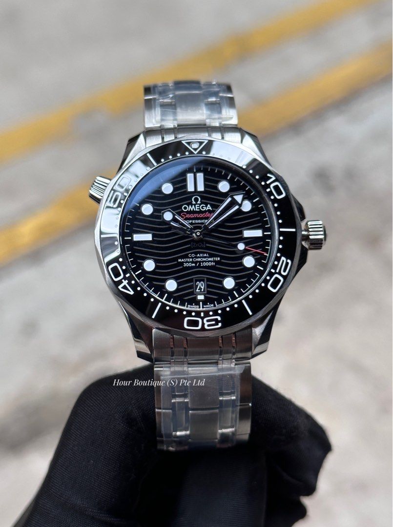 Brand New Omega SeaMaster 300 Divers Black Dial 210.30.42.20.01.001