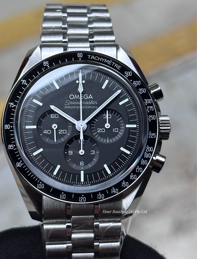 Brand New Omega SpeedMaster Moonwatch Sapphire Glass on Bracelet 310.30.42.50.01.002