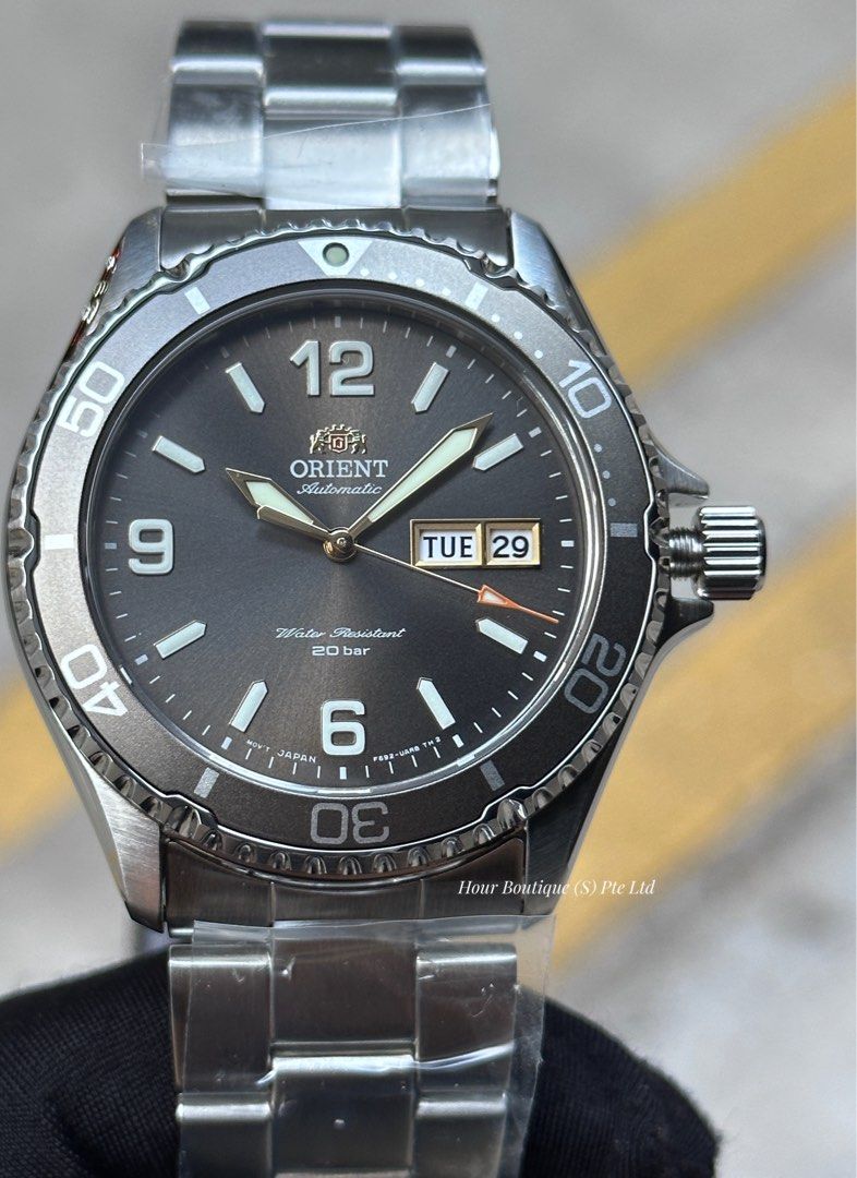 Brand New Orient Kamasu Grey Dial Automatic Divers RA-AA0819N