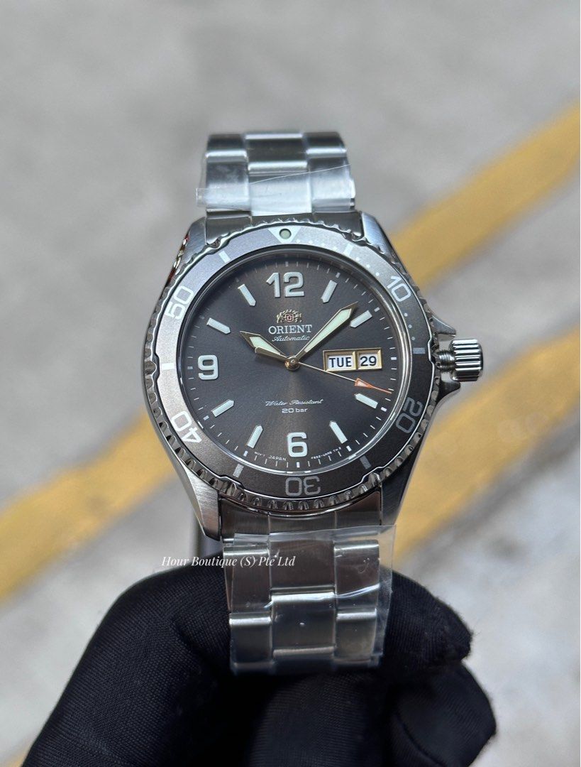 Brand New Orient Kamasu Grey Dial Automatic Divers RA-AA0819N